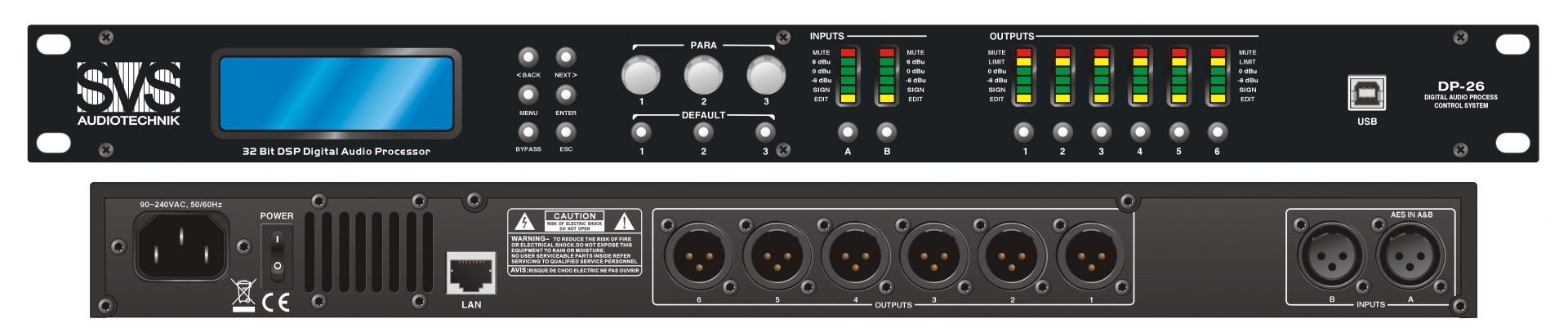 SVS Audiotechnik DP-26 Цифровой процессор: 2 входа 6 выходов в Пугачеве