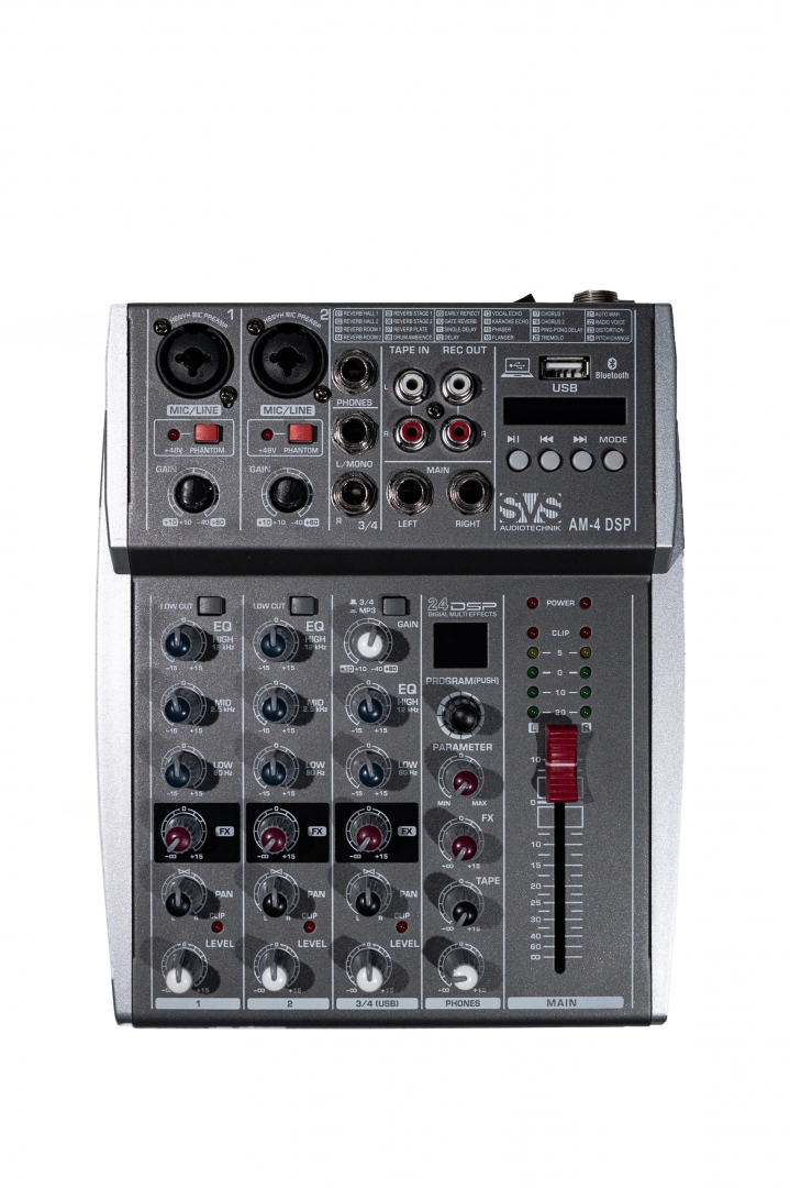 SVS Audiotechnik mixers AM-4 DSP Аналоговый микшерный пульт, 4-канала в Пугачеве