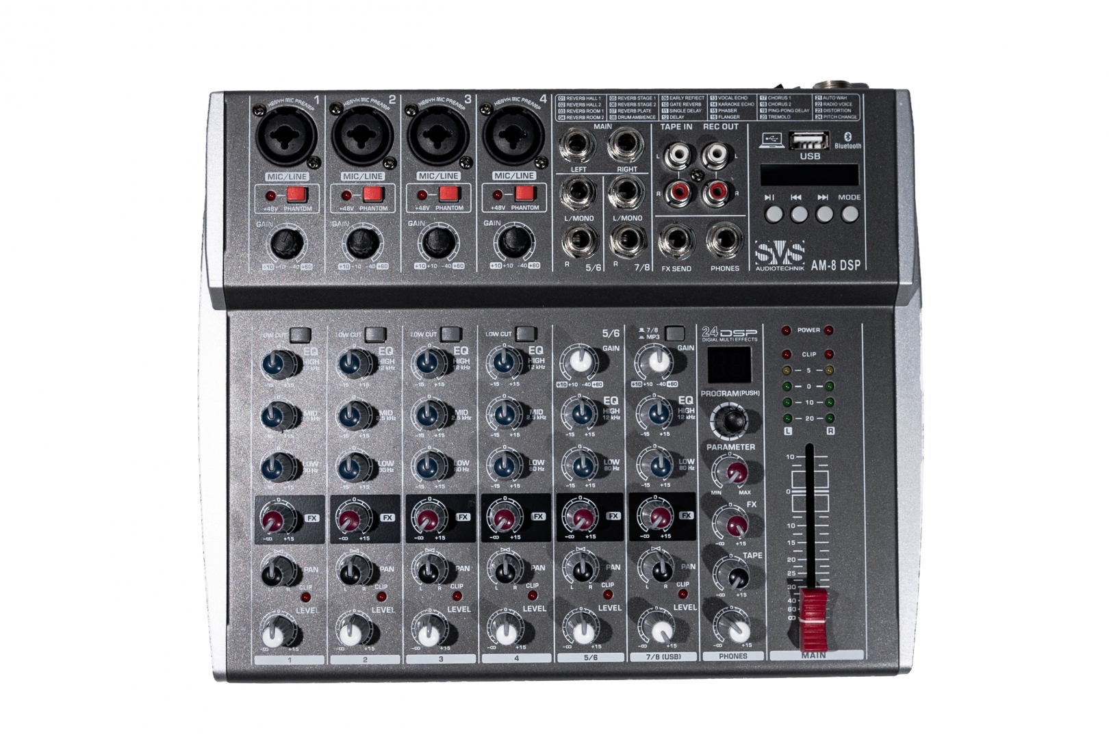 SVS Audiotechnik mixers AM-8 DSP Микшерный пульт аналоговый, 8-канальный в Пугачеве