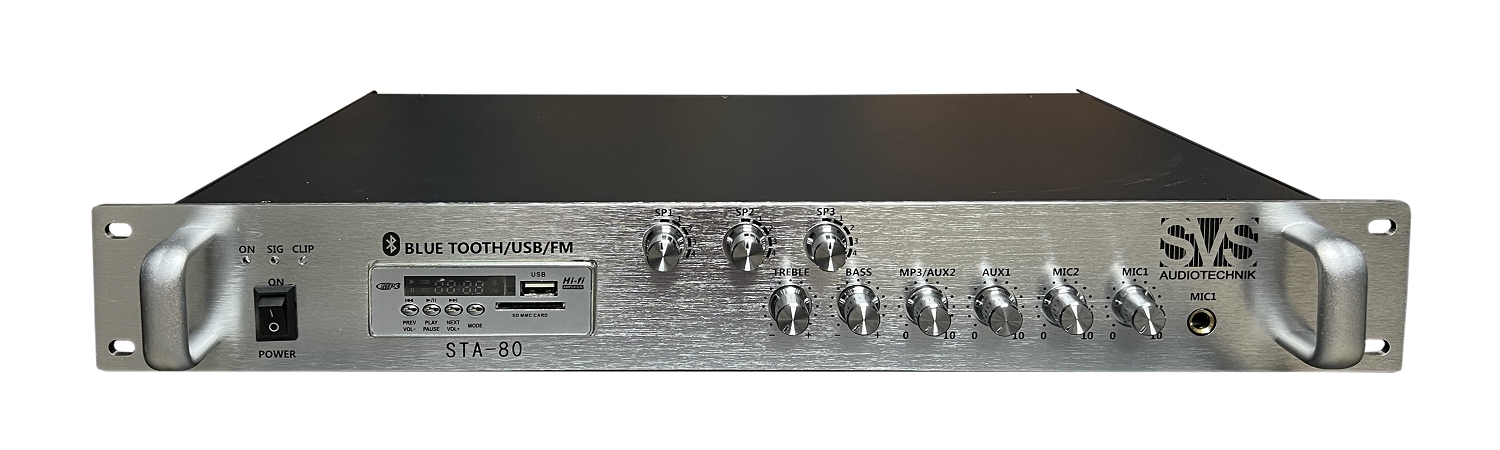 SVS Audiotechnik STA-80 Микшер-усилитель для систем Public Address в Пугачеве